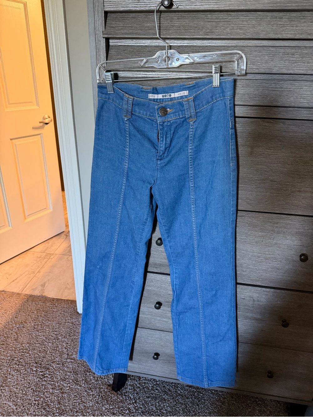 Moto Jeans in Medium Blue size 25x32